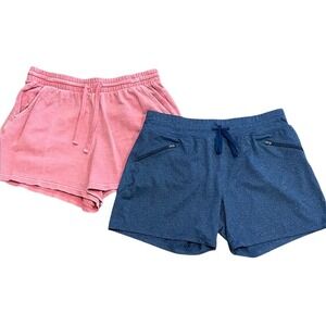Women's Old Navy Avia Pink and Blue‎ Athletic Lounge Shorts Medium